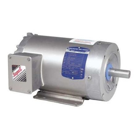 Baldor-Reliance CESWDM3546 - Three-Phase Washdown Motor, 1 hp HP, 56 C Frame, 230/460 V AC Voltage, 1,770 RPM Nameplate RPM