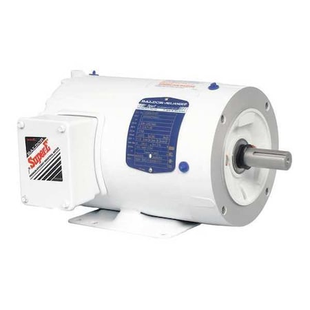 Baldor-Reliance CEWDM3546 - Three-Phase Washdown Motor, 1 hp HP, 56 C Frame, 230/460 V AC Voltage, 1,770 RPM Nameplate RPM