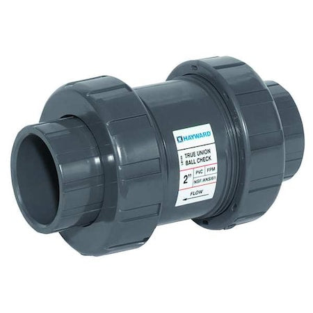 Hayward Flow Control TC10200STE - Check Valve, True Union, Ball, 2", PVC/EPDM, S/T