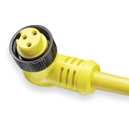 Brad Harrison 103001A01F060 - Cordset,3 Pin,Receptacle,Female