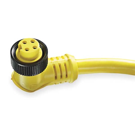 Brad Harrison 104001A01F060 - Cordset,4 Pin,Receptacle,Female