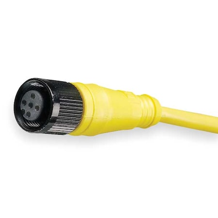 Brad Harrison 804000A09M020 - Cordset,4 Pin,Receptacle,Female