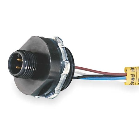 Brad Harrison 8R4006A18A120 - External Thread Receptacle,4,Male,22 AWG