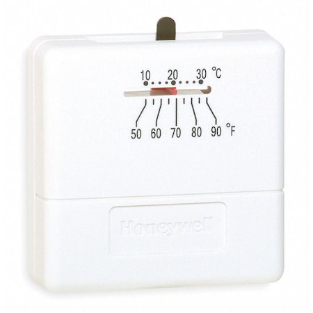 Honeywell Home T812A1002 - Low Voltage Thermostat, 1 H, Hardwired, 24 VAC