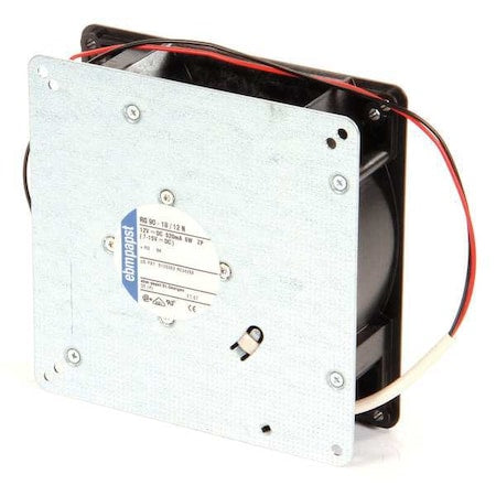 Ebm-Papst RG90-18/12N - Compact Blower, Square, 12 V DC, Fiberglass Reinforced Plastic with Galvanized Steel Base