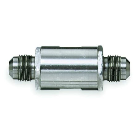 Watts SD2-MF 3/8" - 3/8" Male Flare Stainless Steel Dual Check Valve