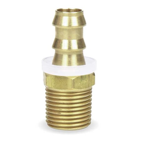 Speedaire 5A255 - Push on Hose Fitting,1/2"x1/2",Barbx NPT