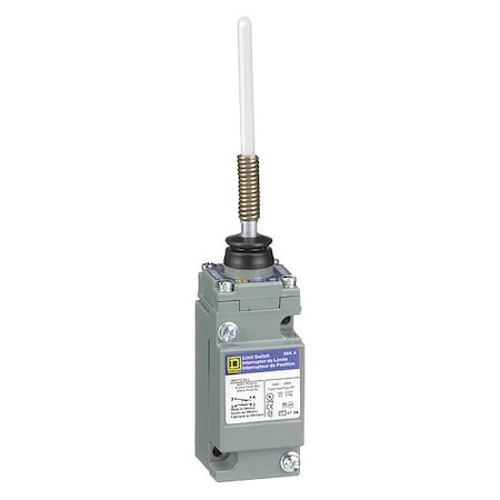 Telemecanique Sensors 9007C54J - Heavy Duty Limit Switch, Wobble Stick, 1 NC/1 NO, 10 A at 600 V AC, Actuator Location: Top