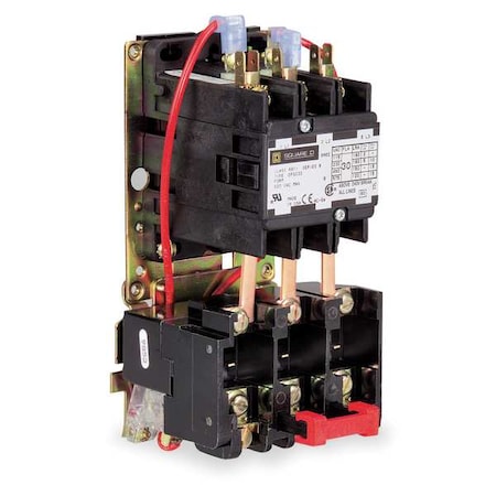Square D 8911DPSO53V09 - Nonreversing Definite Purpose Magnetic Motor Starter, No Enclosure NEMA Rating, 208 to 240 V AC