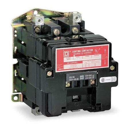 Square D 8903SVO1V02 - 120 VAC Electrically Held Lighting Contactor 2 P 200 A