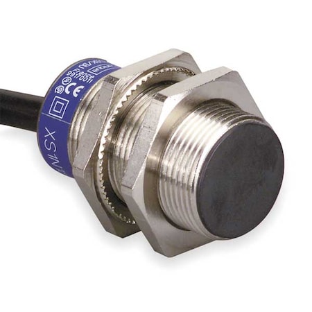 Telemecanique Sensors XS4P18NA340 - Cylindrical, Inductive Proximity Sensor, 18 mm Dia., PPS, 2 m, Bare Wire, 3 Wires, Unshielded