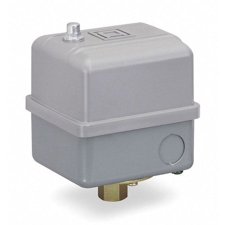 Telemecanique Sensors 9013GHG6J63X - Pressure Switch, Standard, DPST, 1 Ports, 3/8" FNPS, 32 to 250 psi Range, Polypropylene