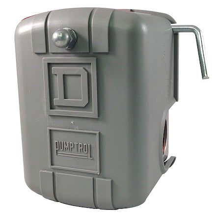 Telemecanique Sensors 9013FSG52J33M4 - Pressure Switch, Standard, DPST, 1 Ports, 1/4" FNPS, 10 to 80 psi Range, Polypropylene