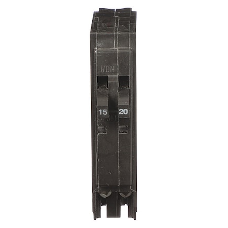 Square D QOT1520 - Miniature Circuit Breaker, QO Series, 15/20 A, 1x1, 1x1 Pole, 120/240 V AC, 10k A at 120/240 V AC