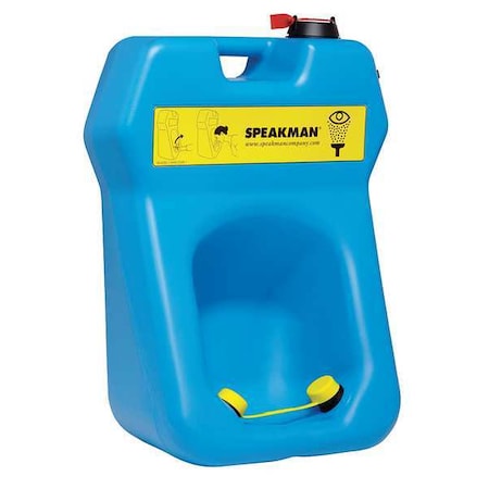 Speakman SE-4300 - Portable Eyewash, Gravity-Fed, Wall Mount, Portable, 32.0 H., 23.25 W