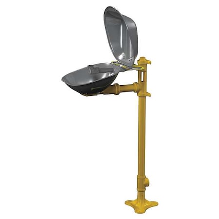 Bradley S19214DC - Plumbed Eyewash, Floor Mount, Plumbed, 41 1/2 in H., 15 1/2 in W