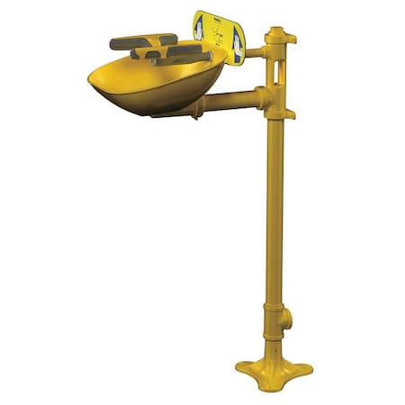 Bradley S19214FW - Plumbed Eyewash, Floor Mount, Plumbed, 41 1/2 in H., 15 1/2 in W