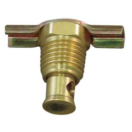 Weatherhead 6D911 - Drain Cock,Brass,MNPT,3/8 In