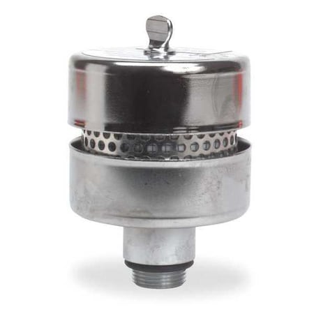Welch 1417P-20 - Exhaust Filter, 5" OD, 9 in Overall Ht,