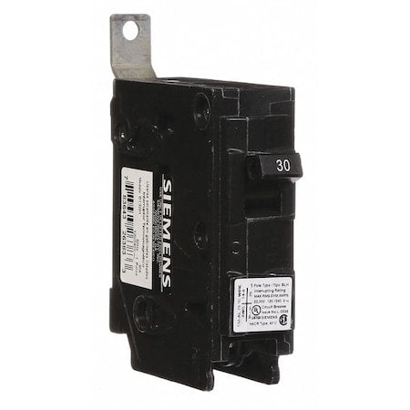 Siemens B130H - Miniature Circuit Breaker, BL Series, 30 A, 1 Pole, 120/240 V AC, 22k A at 120/240 V AC