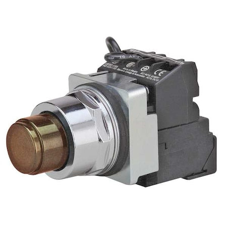 Siemens 52PT6D9AB - Illuminated Push Button, Extended, Momentary Action, Not Applicable Release, Illuminated, Amber