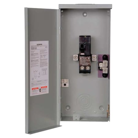 Siemens F6N3R - Circuit Breaker Enclosure, F6 N, 3 Spaces, 250 A, Main Circuit Breaker