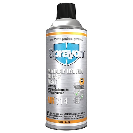 Sprayon S00314000 - Paintable Mold Release, 12 oz, Aerosol