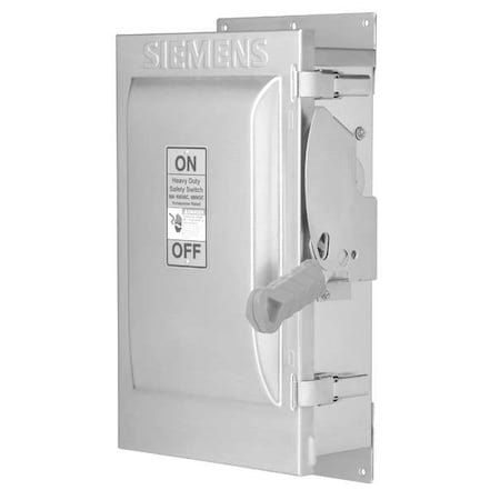 Siemens HF362N - Fusible, Safety Switch, Heavy Duty, 600 V, 3 PST, NEMA 1