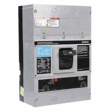 Siemens JXD22B300 - Molded Case Circuit Breaker, JXD2-A Series, 300 A, 2 Pole, 240 V AC, 65k A at 240 V AC