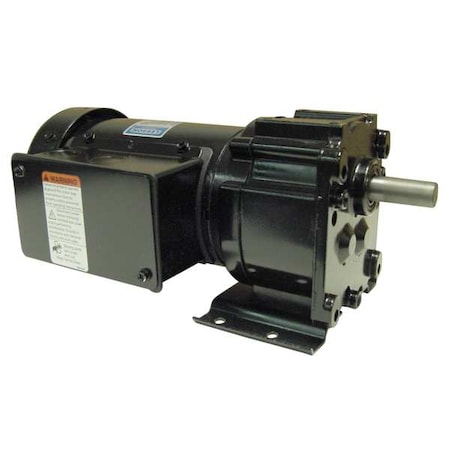 Leeson M1145122.00 - AC Gearmotor, 391 in-lb Max. Torque, 16 RPM Nameplate RPM, 208-230 V AC Voltage, 3 Phase