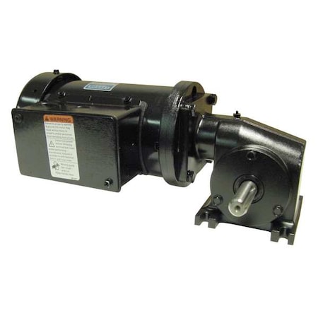 Leeson M1145127.00 - AC Gearmotor, 238 in-lb Max. Torque, 29 RPM Nameplate RPM, 208-230 V AC Voltage, 3 Phase