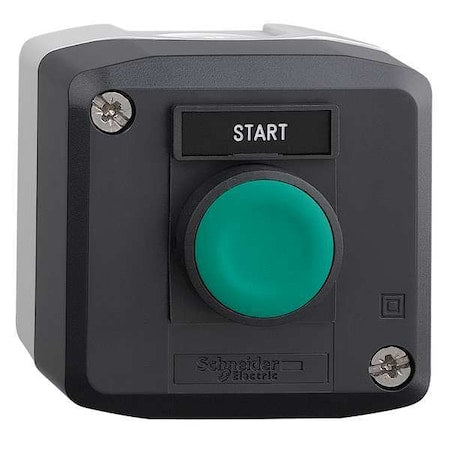 Schneider Electric XALD101H29H7 - Control Station,Feed-Thru,Push Button,Grn