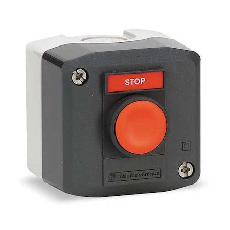 Schneider Electric XALD111H29H7 - Control Station,Feed-Thru,Push Button,Red