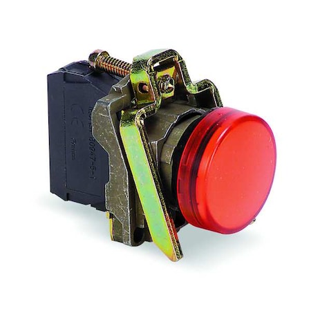 Schneider Electric XB4BV64 - Pilot Light, Red, 22mm, No Lamp Included