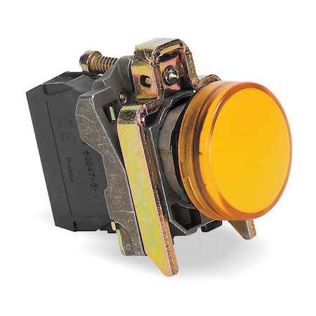 Schneider Electric XB4BVB5 - Pilot Light Complete,Yellow,LED