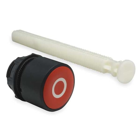 Schneider Electric XB5AA84101 - Push Button Operator, Flush, Momentary Action, Not Applicable Release, Non-Illuminated, Red