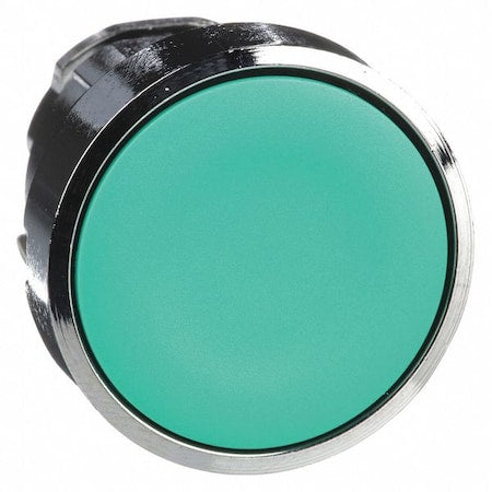Schneider Electric ZB4BA3 - Push Button Operator, Flush, Momentary Action, Not Applicable Release, Non-Illuminated, Green