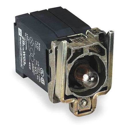 Schneider Electric ZB4BW031 - Lamp Mod And Contact Block,1 NO,Clear,22mm