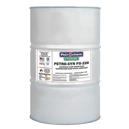 Petrochem FOODSAFE PETRO-SYN FG-220-055 - Food Grade Oven Chain Lubricant, ISO 220