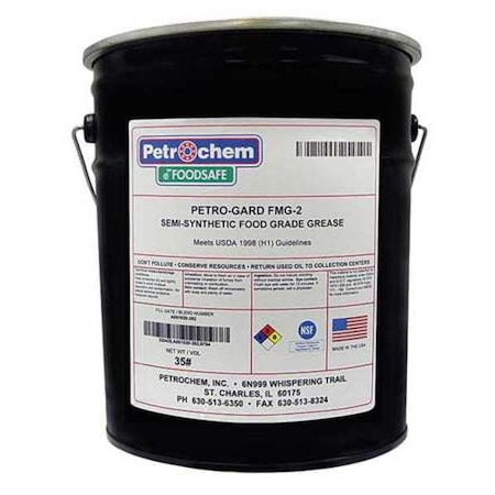 Petrochem FOODSAFE PETRO-GARD FMG-2-005 - Food Grade Semi Synthetic FMG-2 Grease