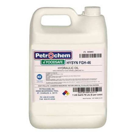 Petrochem HYSN FGH-46-001 - Synthetic Hydraulic Oil, Food Grade, 1 gal., ISO 46, SAE Grade 15 W