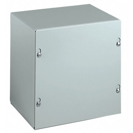 Wiegmann SC161604NK - Captive Screws Electrical Enclosures, 16 in H, 4 in D, 16 in W, 1, Steel