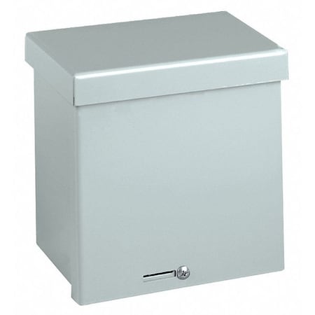 Wiegmann RSC182406GNK - Padlockable Hasp Electrical Enclosures, 24 in H, 6 in D, 18 in W, 3 R, Steel