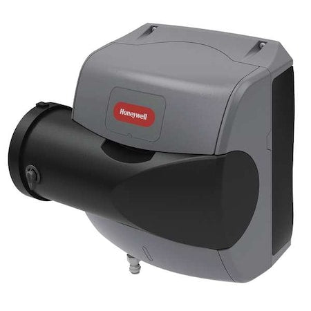 Honeywell Home HE200A1000 - Furnace Humidifier, 2,500 sq. ft., Drain Bypass, Gray