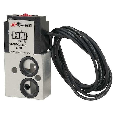 Aro P221SS-024-D - Solenoid Air Control Valve,1/8 In,24 VDC