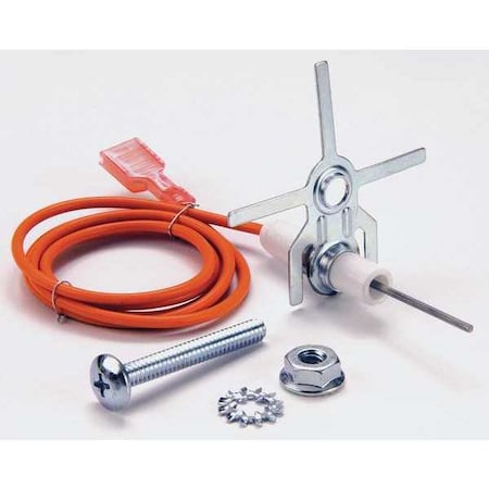 Robertshaw 1751-729 - Flame Sensor, LP/NG, 24 V, 2 1/4 in L., Universal Ignitor/Sensor Assembly, Mounting Hardware