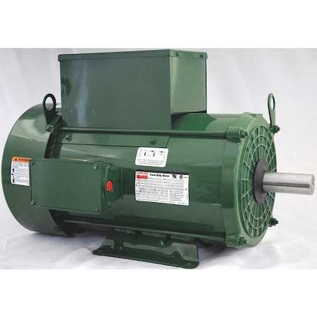 Dayton 6K970 - High Torque Farm Duty Motor, Capacitor-Start/Run, 10 HP, 230 V AC, 1,730 Nameplate RPM, 215 T Frame