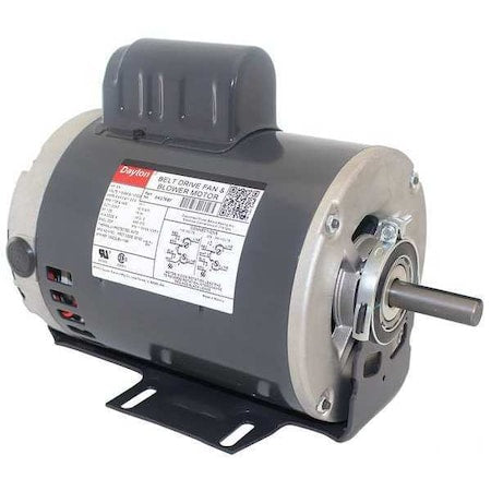 Dayton 6K376 - Capacitor-Start Belt Drive Motor, 3/4 HP, 115/230 V AC Voltage, 56 Frame, 1,725 Nameplate RPM