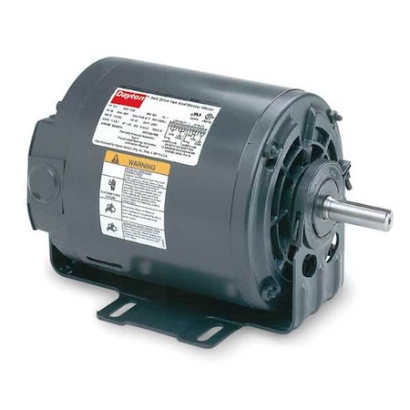Dayton 6K426 - Split-Phase Belt Drive Motor, 1/3, 1/6 HP, 56 Z Frame, 115 V AC Voltage, 1,725/1,140 Nameplate RPM