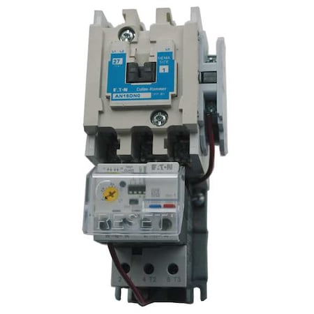 Eaton AN19DN0B5E045 - NEMA Magnetic Motor Starter, Non-Reversing, 1 NO, 240 V AC, 3 P